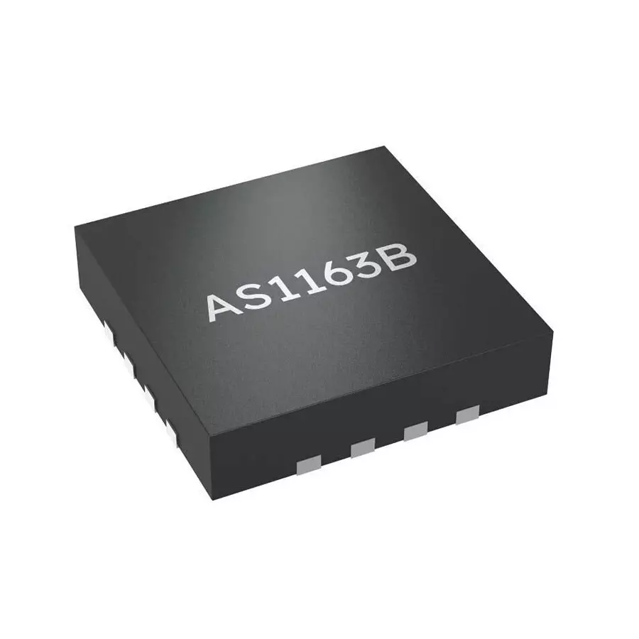 AMS OSRAM GROUP LED Lighting Driver IC 6 Output 4.3 V to 5.5 V, 985-AS1163BAQFTQFN16