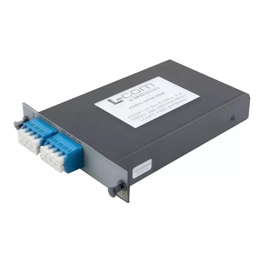 L-COM MUX/DEMUX, 4CH, 1564.68NM, 0.3W, PDW1C-04156-NN46