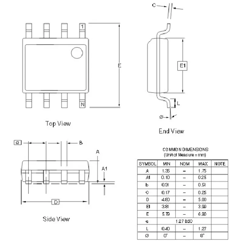 MICROCHIP IC Eeprom 1.8 to 3.6 V Voltage Rating 400 kHz Clock Frequency, AT24C128N-10SU-1.8