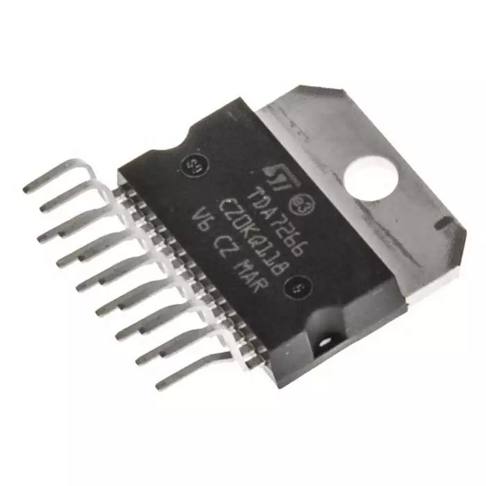 STMicroelectronics Bridge Amplifier Through Hole Mounting 7 W 15-Pin, TDA7266