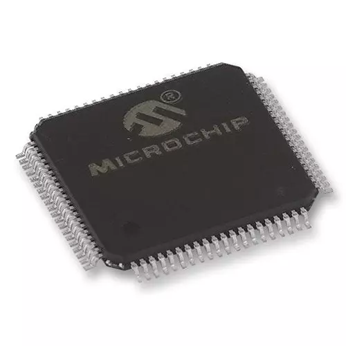 MICROCHIP 8-Bit Microcontroller 8BIT, PIC18, 40MHZ, TQFP-80, PIC18F4680-I/PT