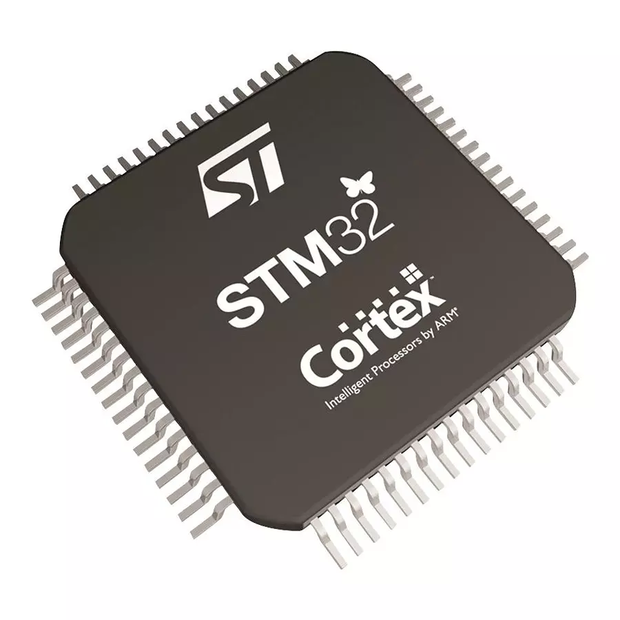 Stmicroelectronics Arm Microcontroller Mcu , 32Bit, Cortex-M3, 72Mhz, Lqfp-64, Stm32F103Rbt7
