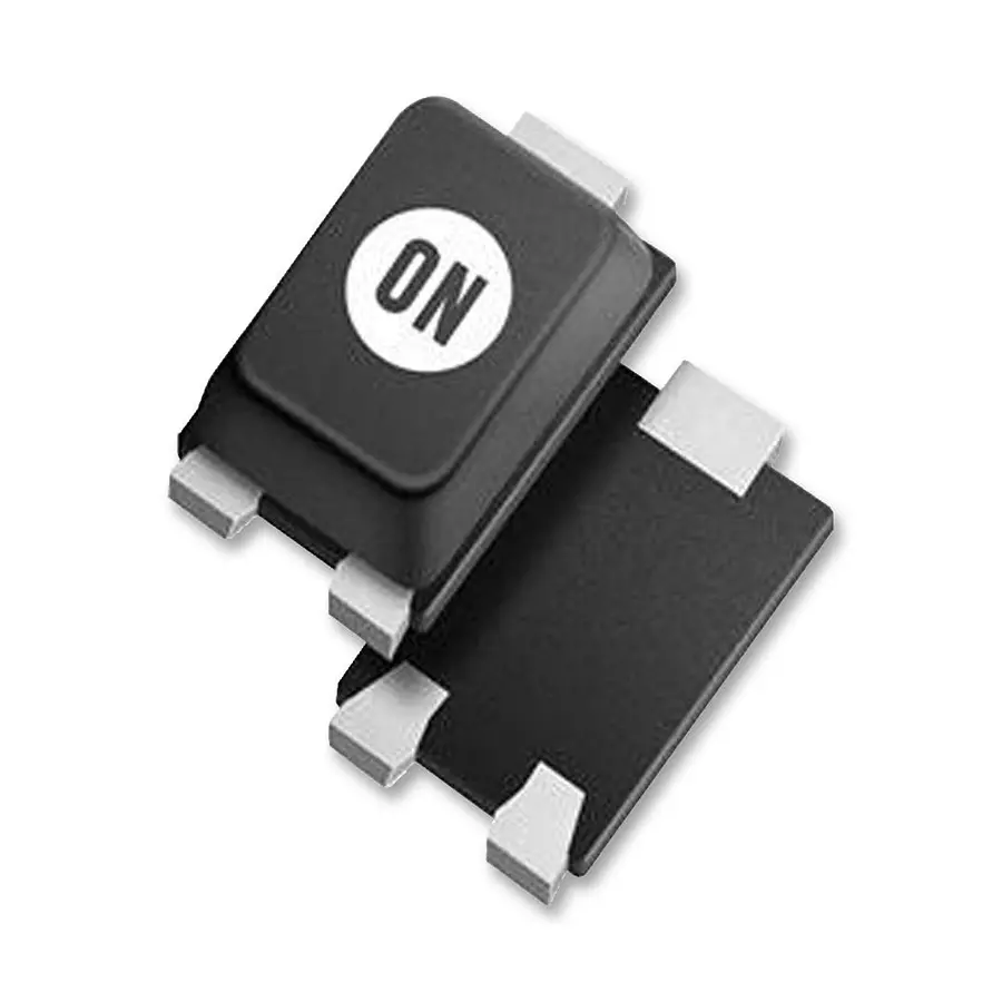 ONSEMI Single Bipolar Junction Transistors - BJT TRANSISTOR, BIPOL, PNP, -40V NST3906F3T5G (Pack of 10)