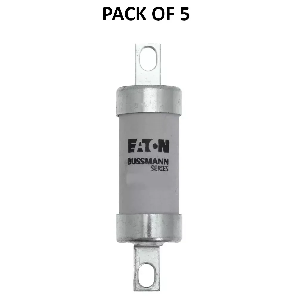 Eaton Low Voltage BS88 Type Fuse Bolted Design with 160 A Current and 660/690 V Voltage Rating, 160L14-660 (Pack of 5)