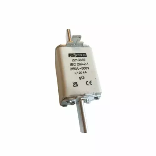 RS PRO Tag Fuse 250A, Voltage 415 V AC, Model No 2213690