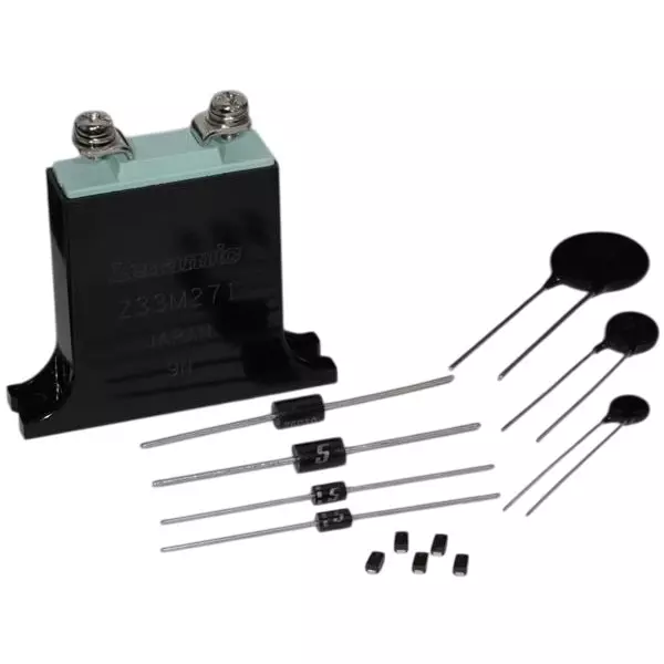 Semitec Metal-Oxide Varistor PCB Mount 2.5 kA Peak Surge Current 160 pF Capacitance, Z21D471