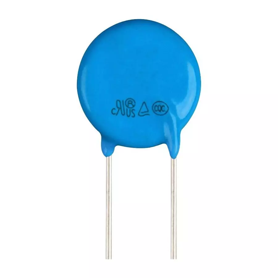 MULTICOMP PRO TVS Varistor 6 kAmp Peak Surge Current 550 V AC Voltage Rating, MPV14D911KNK