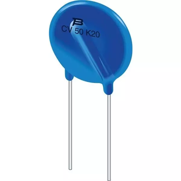 Bourns CV Series Metal-Oxide Varistor Through Hole 6.5 kA Peak Surge Current 550 VAC & 745 VDC, CV550K20BL1
