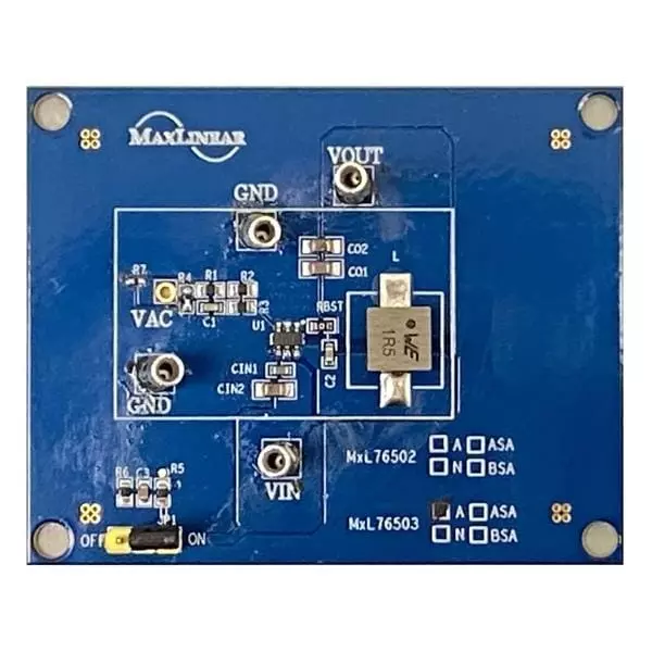 MaxLinear Voltage Regulator 4.5 to 18 V Input Voltage, MXL76503A-EVK-1