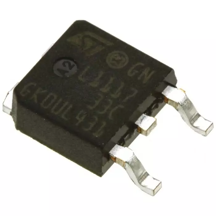 Stmicroelectronics Voltage Regulator 1.3 Amp 3.3 V Low Dropout Voltage 3 Pins DPAK, LD1117DT33CTR (Pack of 2500)