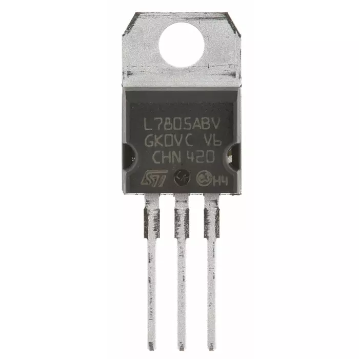Stmicroelectronics Voltage Regulator 1 Amp 5 V Linear Voltage 3 Pins TO-220, L7805ABV (Pack of 25)
