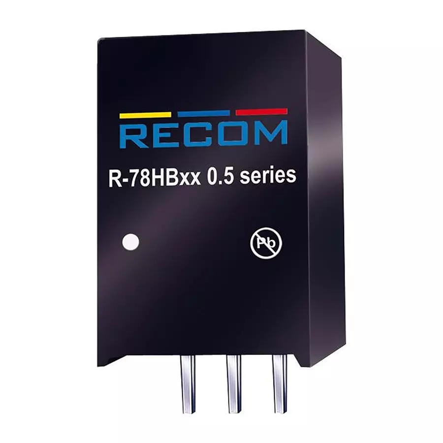 RECOM POWER DC-DC Converter, 15V, 0.5A, R-78HB15-0.5