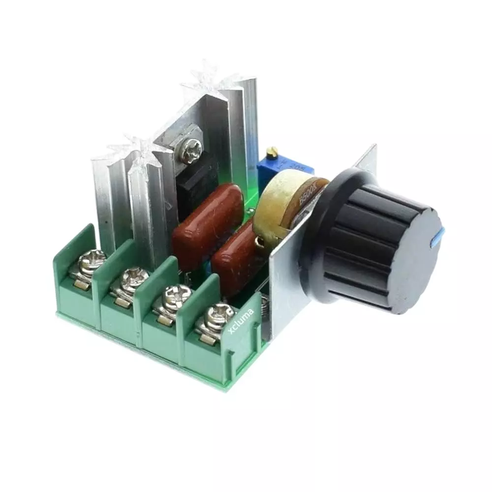 Invento SCR Triac Electric Voltage Regulator 90-220 V AC Input Voltage 2000 W Power 4.8x5.5x2.7 cm, ISC 204-N5 (Pack of 10 Pcs)