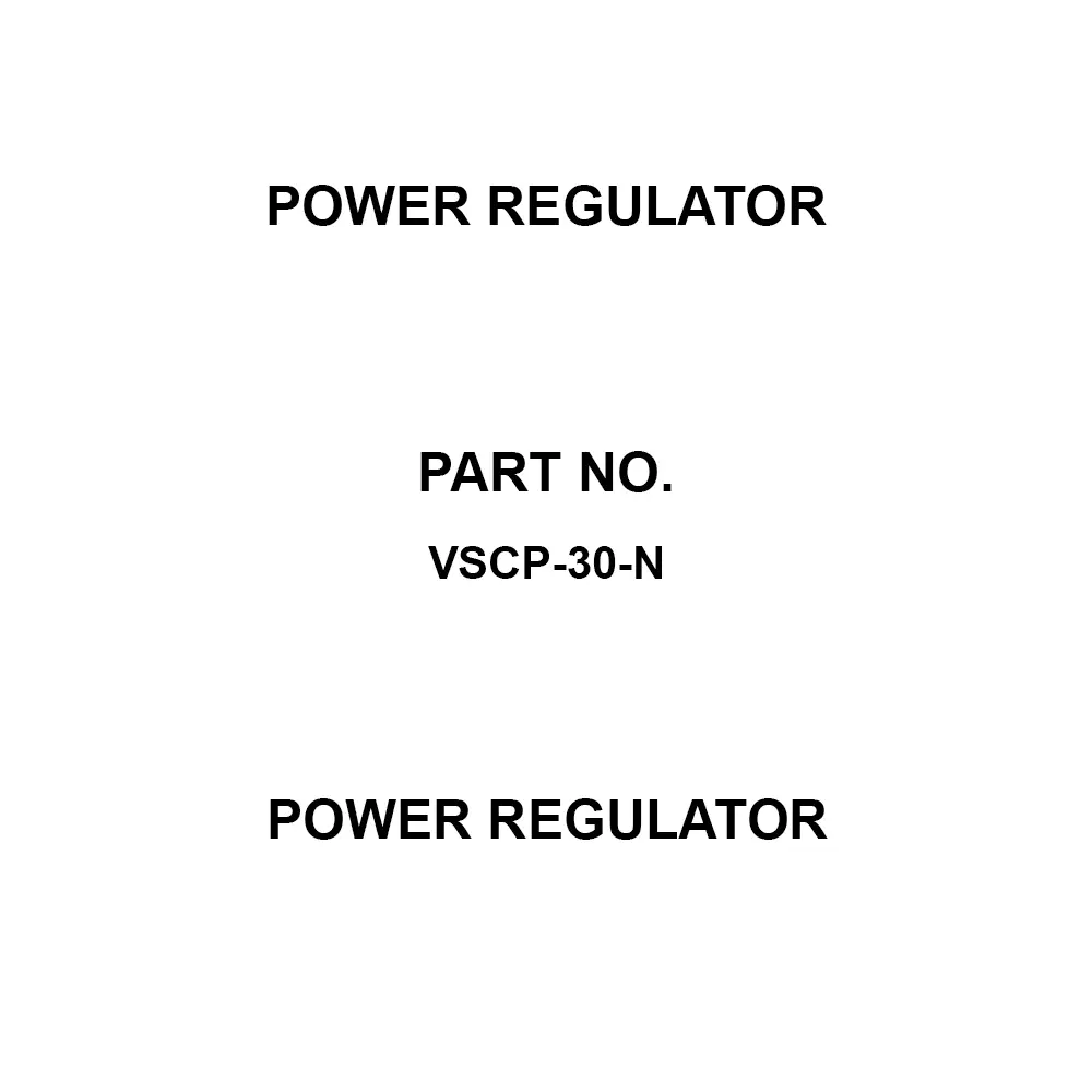 Tokyo Rikousha Power Regulator 30 Amp Rated Current Single-Phase, VSCP-30-N