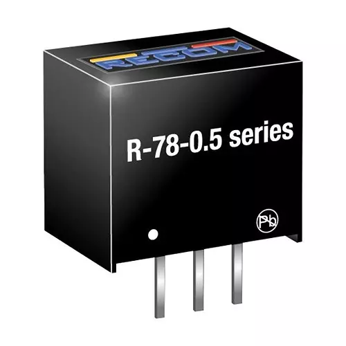 RECOM POWER DC-DC Converter, 5V, 0.5A, R-785.0-0.5