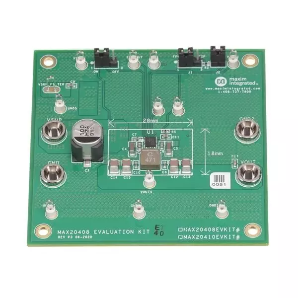 ANALOG DEVICES Voltage Regulator 3 to 36 V Input Voltage, MAX20408EVKIT#