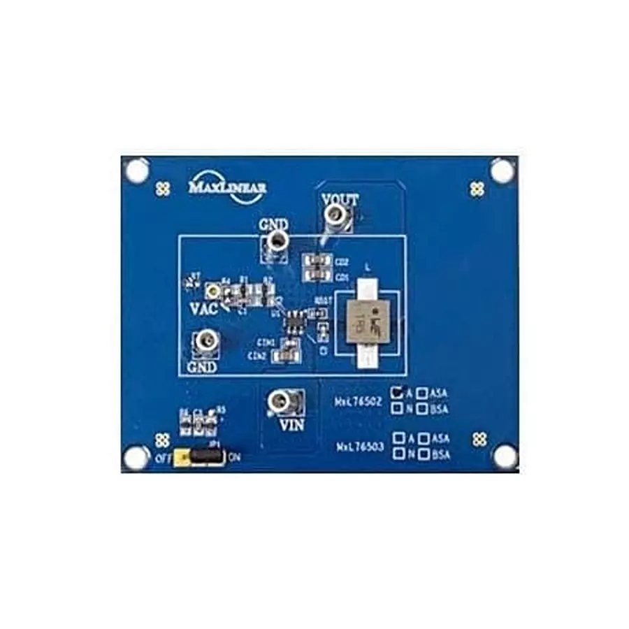 MaxLinear Voltage Regulator 4.5 to 18 V Input Voltage, MXL76502A-EVK-1