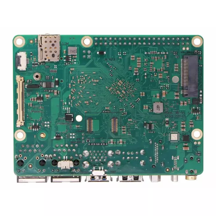 OKdo x Radxa 3B Single Board Computer ROCK 3 Model B 2GB Industrial Grade, 2 GB RAM, Android, Arm Architecture, Debian, Linux, 4Kp60 Video Resolution, RS118-D2J1