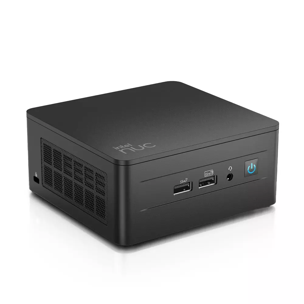 Asus NUC 13 Pro Barebone Mini PC 13th Gen Intel Core i7 Processor, Black