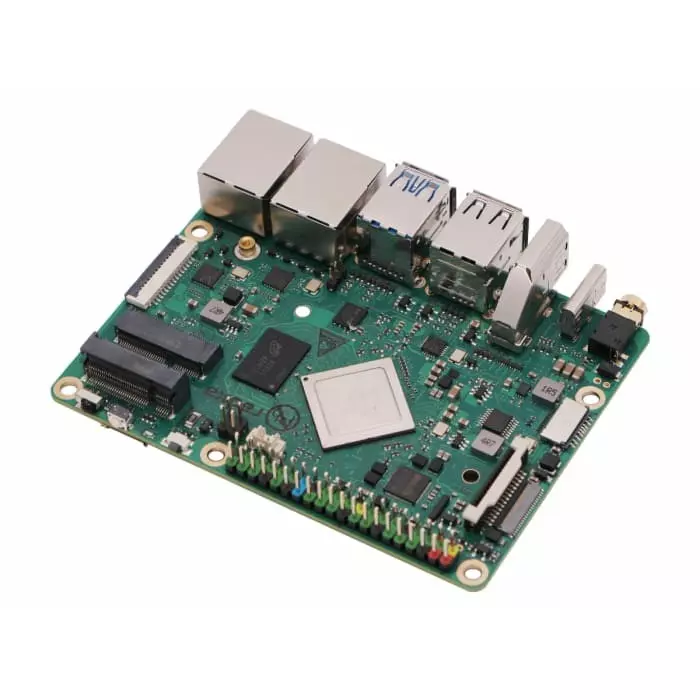 OKdo x Radxa 3B Single Board Computer ROCK 3 Model B 4GB, 4 GB RAM, Android, Arm Architecture, Debian, Linux, 4Kp60 Video Resolution, RS118-D4J0