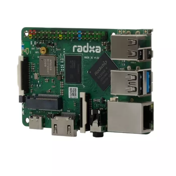 Okdo ROCK 3 Model C 2GB Single Board Computer, RS112-D2W2P1