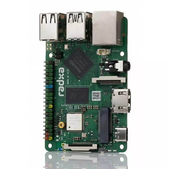 Okdo ROCK 3 Model C 2GB Single Board Computer, RS112-D2W2P1