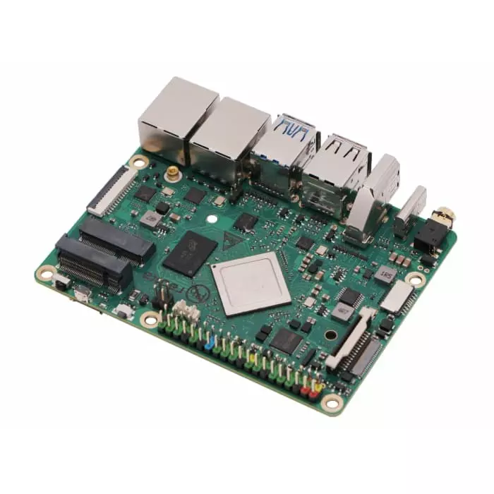 OKdo x Radxa 3B Single Board Computer ROCK 3 Model B 2GB, 2 GB RAM, Android, Arm Architecture, Debian, Linux, 4Kp60 Video Resolution, RS118-D2J0