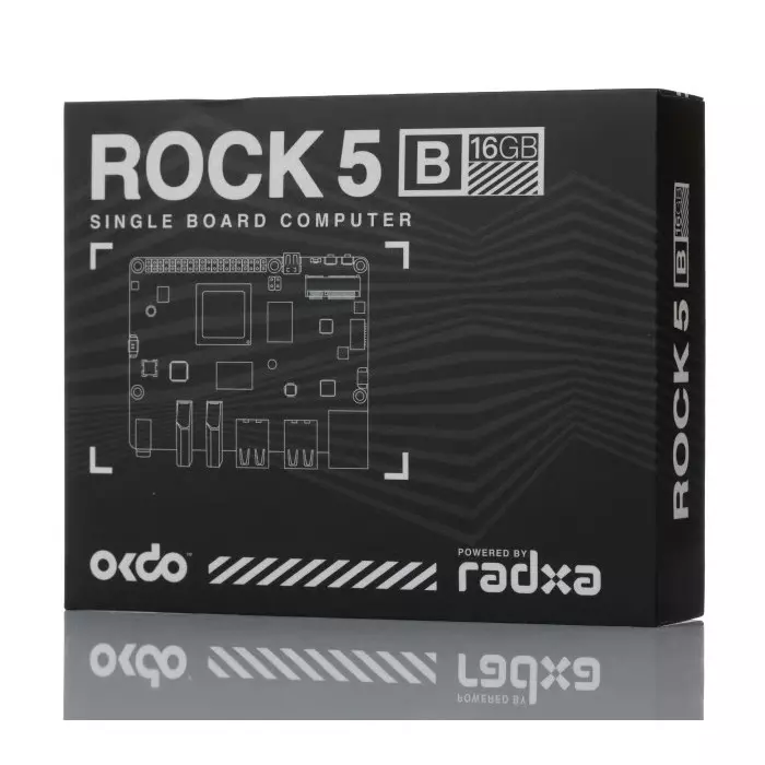 Okdo Bulk ROCK 5 Model B 16 GB Single Board Computer Case-Boxof 50, RS119-D16P1 (Pack of 50)