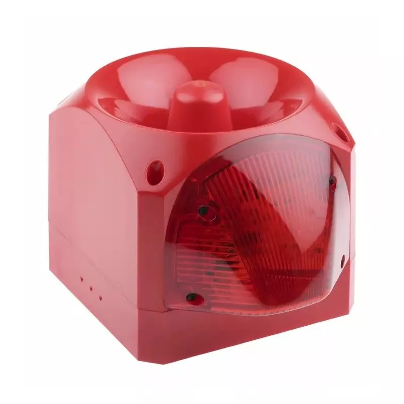 Klaxon Nexus Series Red Sounder Beacon, 10 - 60 V DC, Wall Mount, 110dB at 1 Metre, PNC-0013