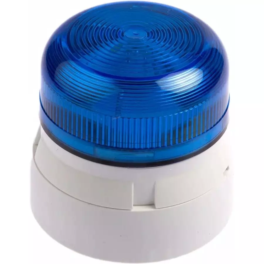 Klaxon Flashguard QBS Series Blue Flashing Beacon, 230 V AC, Surface Mount, Xenon Bulb, QBS-0020