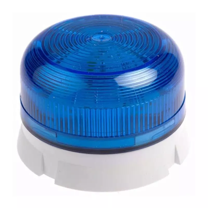 Klaxon Flashguard QBS Series Blue Flashing Beacon, 12 V DC, 24 V DC, Surface Mount, Xenon Bulb, QBS-0048