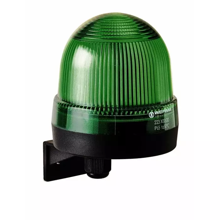 Werma Beacon 223 Series Green Continuous lighting 12-230 V Wall Mount Filament Bulb, 223.200.00
