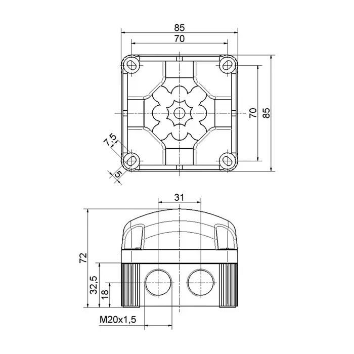 85348060-werma-werma-bwm-853-series-clear-steady-beacon-230-v-ac-base-mount-led-bulb-ip66-ip67-123-2919-rs