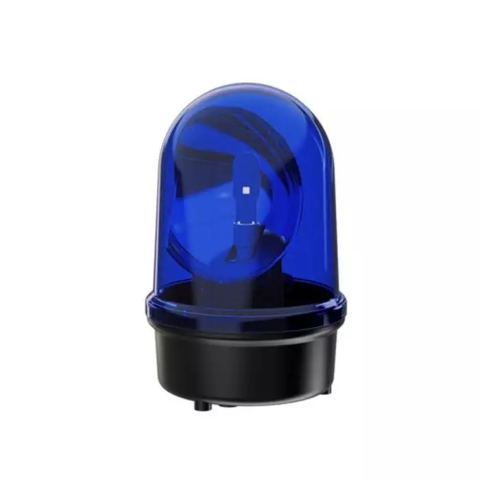 Werma Beacon Blue Rotating 240 V Base Mount LED Bulb, 883.530.75