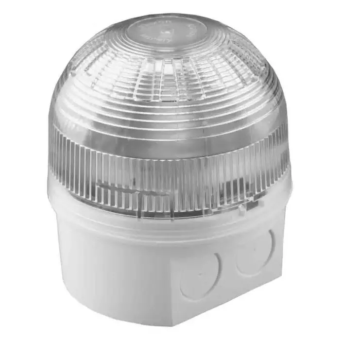 Klaxon Clear Sounder Beacon, 17 - 60 V DC, IP65, 106dB at 1 Metre, PSC-0059