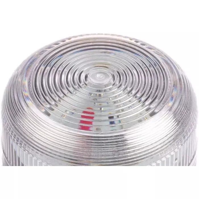 Klaxon Flashguard QBS Series Clear Flashing Beacon, 12 V DC, 24 V DC, Surface Mount, Xenon Bulb, QBS-0055