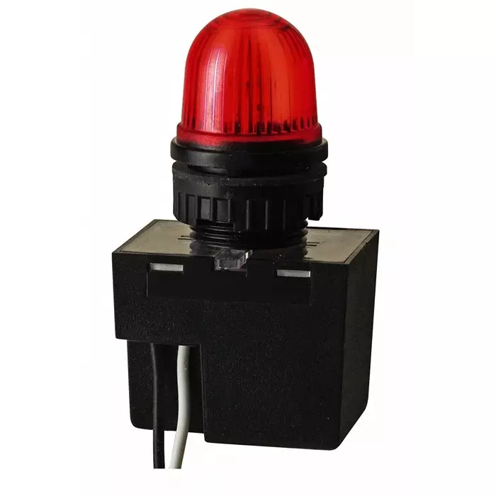 Werma Beacon 232 Series Red Flashing 230 V Built-in Mounting Xenon Bulb, 232.100.68
