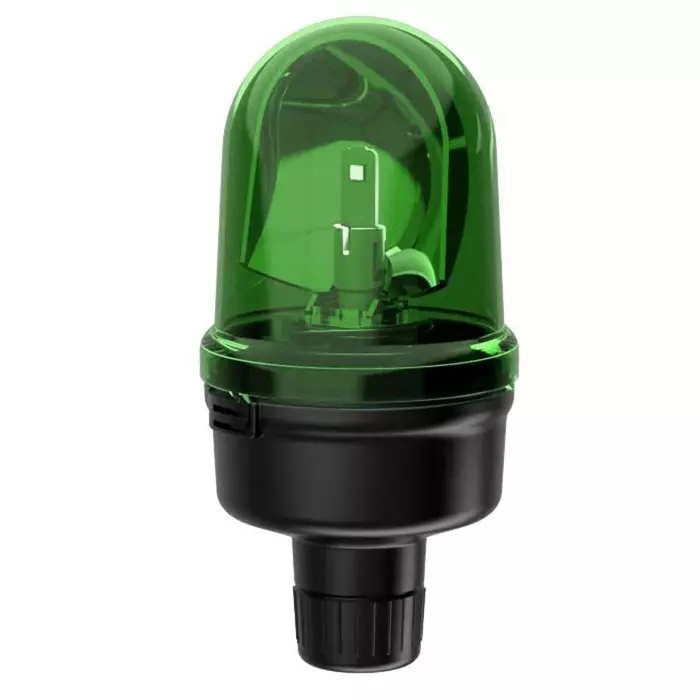 Werma Beacon 885 Series Green Rotating 24 V Base Mount LED Bulb, 885.240.75