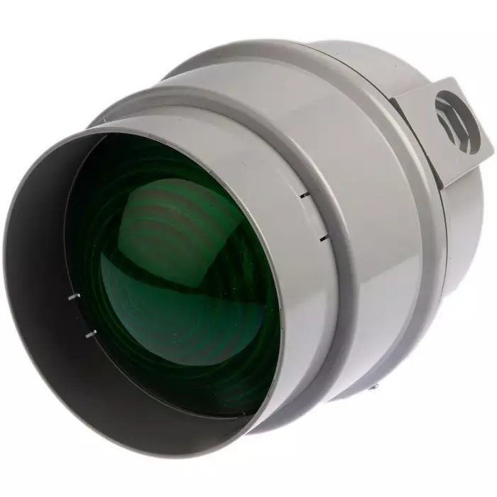 Werma Beacon BWM 890 Series Green Steady 12-230 V AC/DC Base Mount Incandescent Bulb IP65, 890.200.00