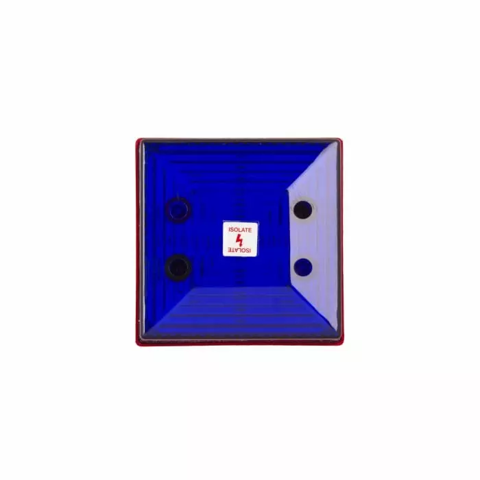 Clifford Snell SD40 Series Blue Steady Beacon 24 V DC Surface Mount LED Bulb IP65, SD40/D00/B/12