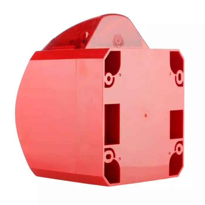 Klaxon Nexus Series Red Sounder Beacon, 110 V AC, 230 V AC, Wall Mount, 105dB at 1 Metre, PNC-0005