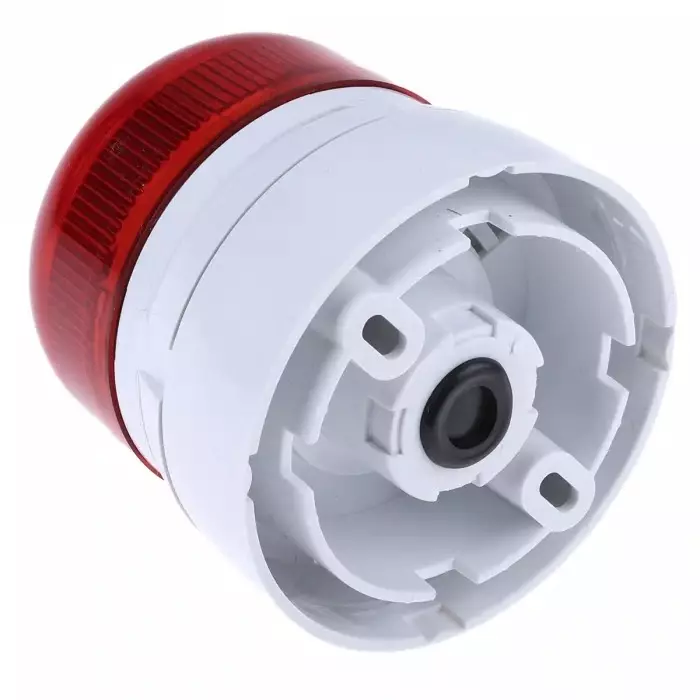 Klaxon Flashguard QBS Series Red Flashing Beacon, 110 V AC, Surface Mount, Xenon Bulb, QBS-0002