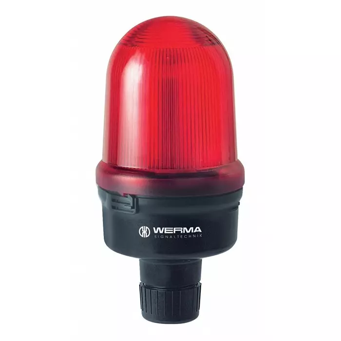 Werma Beacon 826 Series Red Continuous lighting 12-230 V Tube Mounting Filament Bulb, 826.110.00