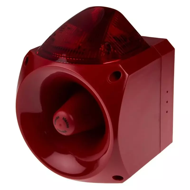 Klaxon Nexus Series Red Sounder Beacon, 10 - 60 V DC, Wall Mount, 120dB at 1 Metre, PNC-0003
