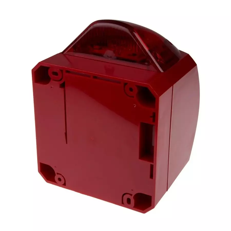 Klaxon Nexus Series Red Sounder Beacon, 10 - 60 V DC, Wall Mount, 120dB at 1 Metre, PNC-0003