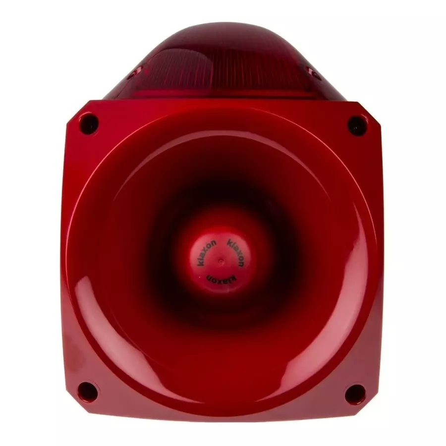 Klaxon Nexus Series Red Sounder Beacon, 10 - 60 V DC, Wall Mount, 120dB at 1 Metre, PNC-0003