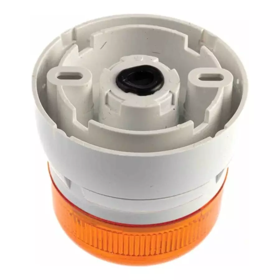 Klaxon Amber Beacon, 12 V DC, 24 V DC, Base Mount, Xenon Bulb, IP65, QBS-0042
