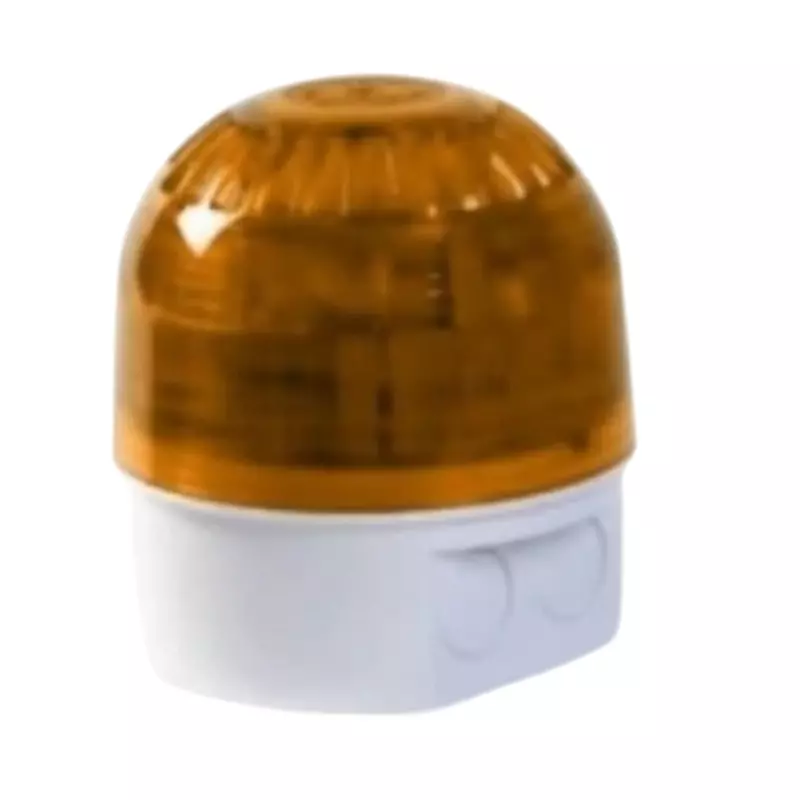 Klaxon Amber Sounder Beacon, 17 - 60 V DC, IP65, 106dB at 1 Metre, PSC-0034