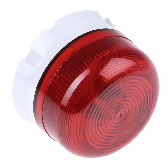 Klaxon Flashguard QBS Series Red Flashing Beacon, 11 - 35 V DC, Surface Mount, LED Bulb, QBS-0202