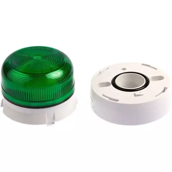 Klaxon Flashguard QBS Series Green Flashing Beacon, 230 V AC, Surface Mount, Xenon Bulb, QBS-0021